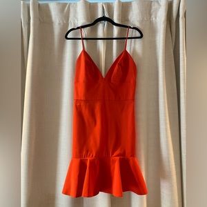 Mestiza New York Deia Ruffle Mini Dress in Stretch Faille - 8